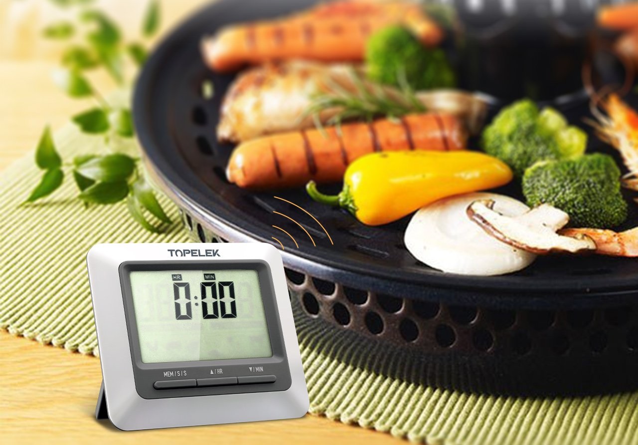 M-JH Termometri da Carne Tipo di sonda Termometro per Alimenti Cucina Temperatura dellAcqua Temperatura dellolio Display Digitale elettronico Griglia per Barbecue 